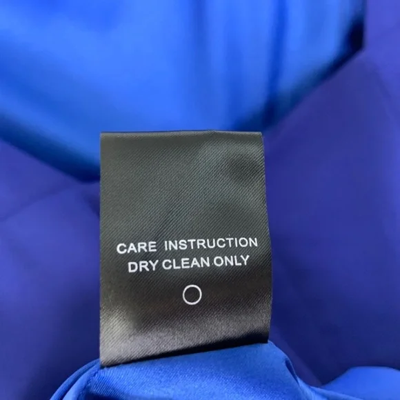 Lovers +Friends Womens Luca Open Back Sleeveless Mini Dress Sz Small Blue Lined - Picture 10 of 11